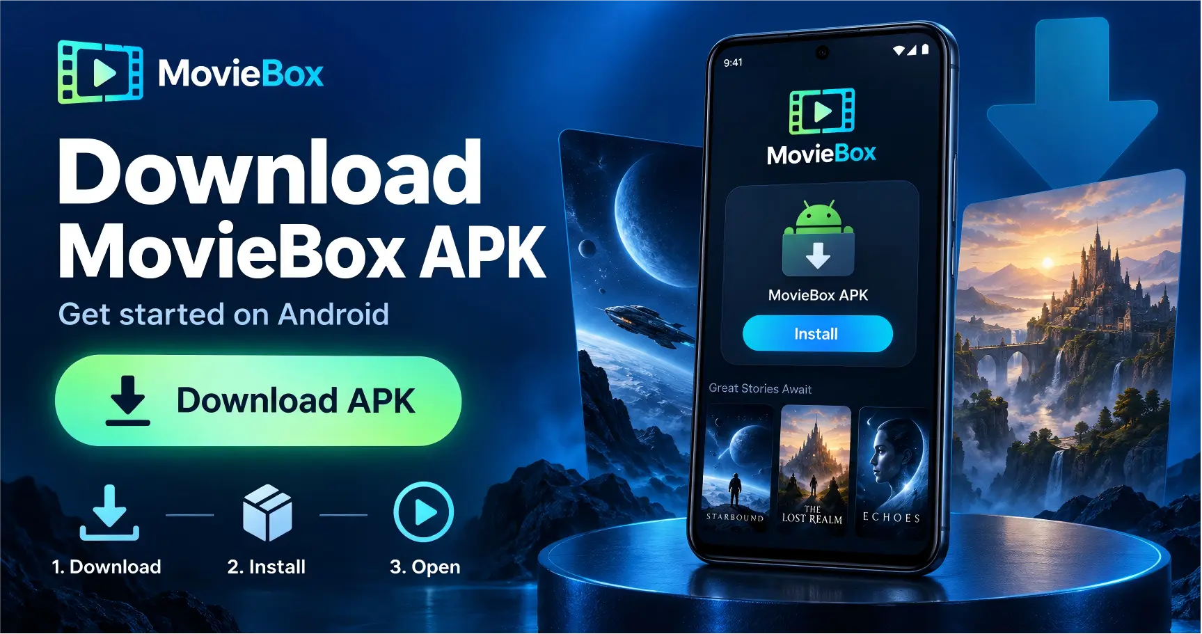 Download Moviebox APK to enjoy endless entertainment