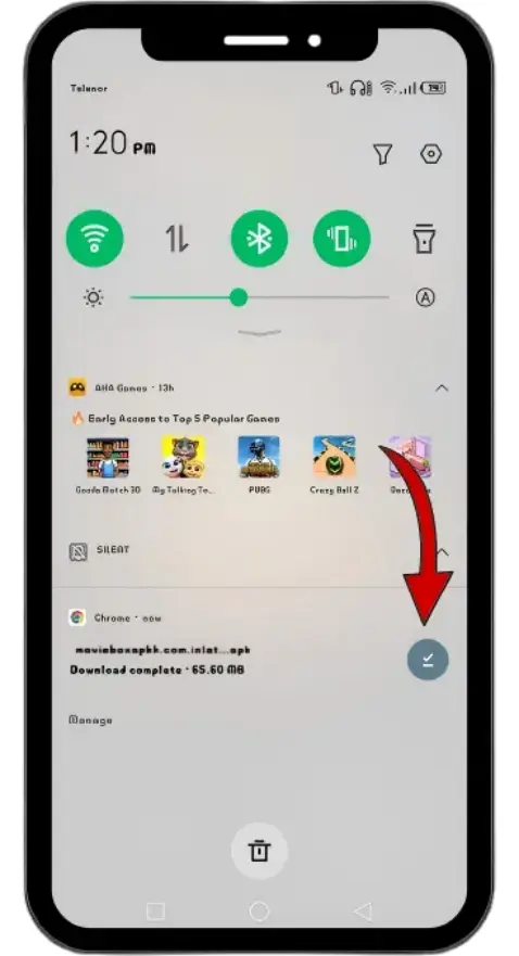 MovieBox apk installation guide screenshot 2
