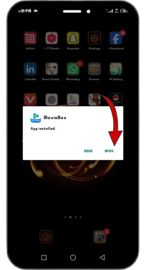 MovieBox apk installation guide screenshot 4
